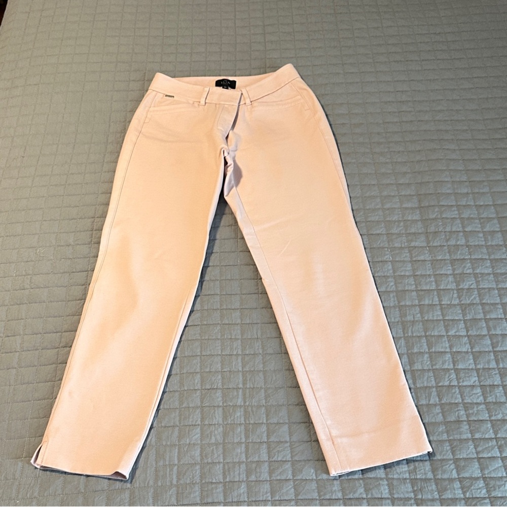 White House Black Market light pink Ankle trousers